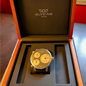 Glycine Airman Watch- 3 Swiss Automatic movements 53mm case XL watch